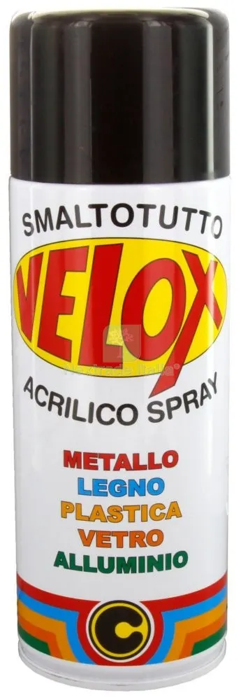 6PZ VELOX SPRAY NERO LUCIDO N.124 — Stucchi e rasanti — rif. FERX.16345 6PZ VELOX SPRAY NERO LUCIDO N.124 — Stucchi e rasanti — rif. FERX.16345