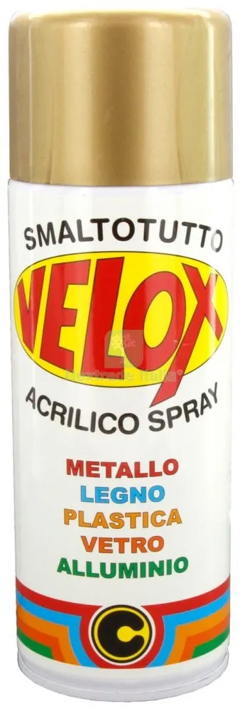 6PZ VELOX SPRAY EFFETTO ORO MODERNO N.113 — Stucchi e rasanti — rif. FERX.16349 6PZ VELOX SPRAY EFFETTO ORO MODERNO N.113 — Stucchi e rasanti — rif. FERX.16349