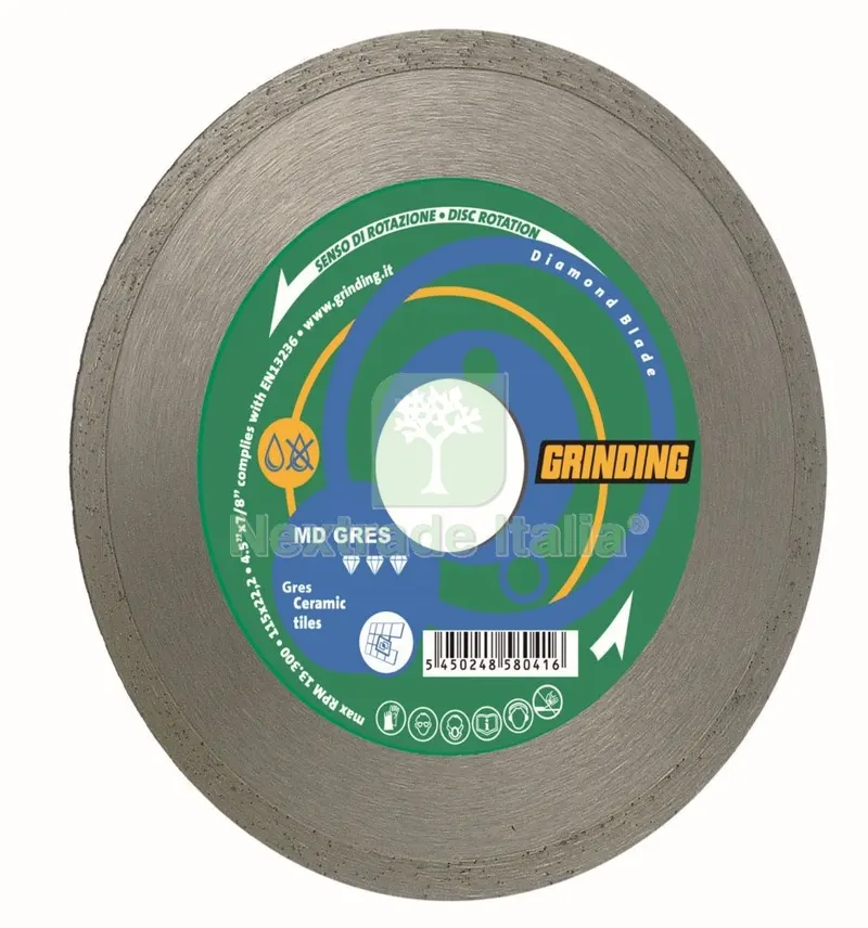 GRINDING DISCO DIAMANTATO MM.115 MODELLO MD GRES — Punte, frese e dischi — rif. FERX.16423