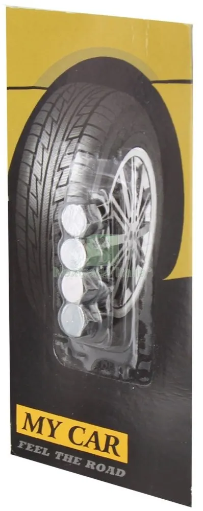 10BLISTER SET 4 TAPPI VALVOLE PNEUMATICI CROMO/SATINATO — Rubinetti e valvole — rif. FERX.16546 10BLISTER SET 4 TAPPI VALVOLE PNEUMATICI CROMO/SATINATO — Rubinetti e valvole — rif. FERX.16546