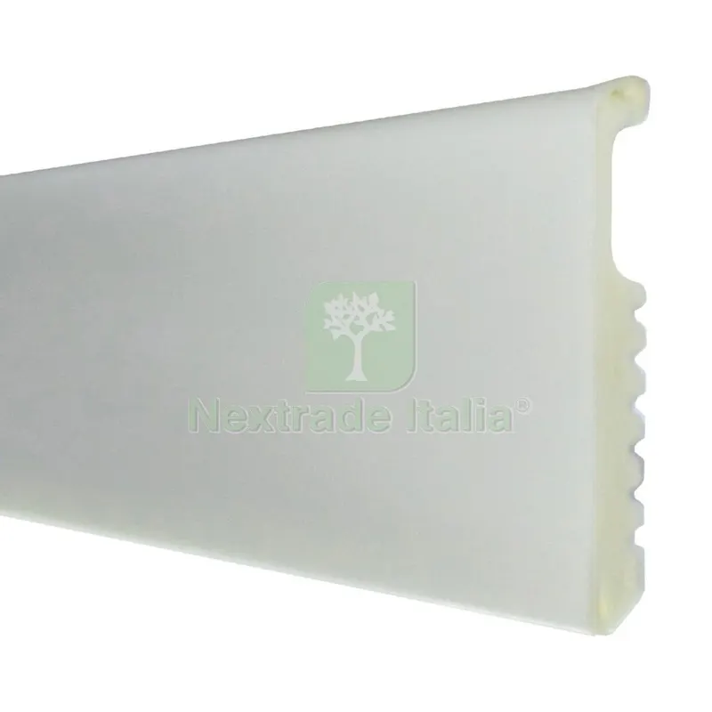 10PZ BATTISCOPA 75X8 POLISTIRENE LISCIO 200 CM BIANCO — Profili e angolari decorativi — rif. FERX.16573 10PZ BATTISCOPA 75X8 POLISTIRENE LISCIO 200 CM BIANCO — Profili e angolari decorativi — rif. FERX.16573