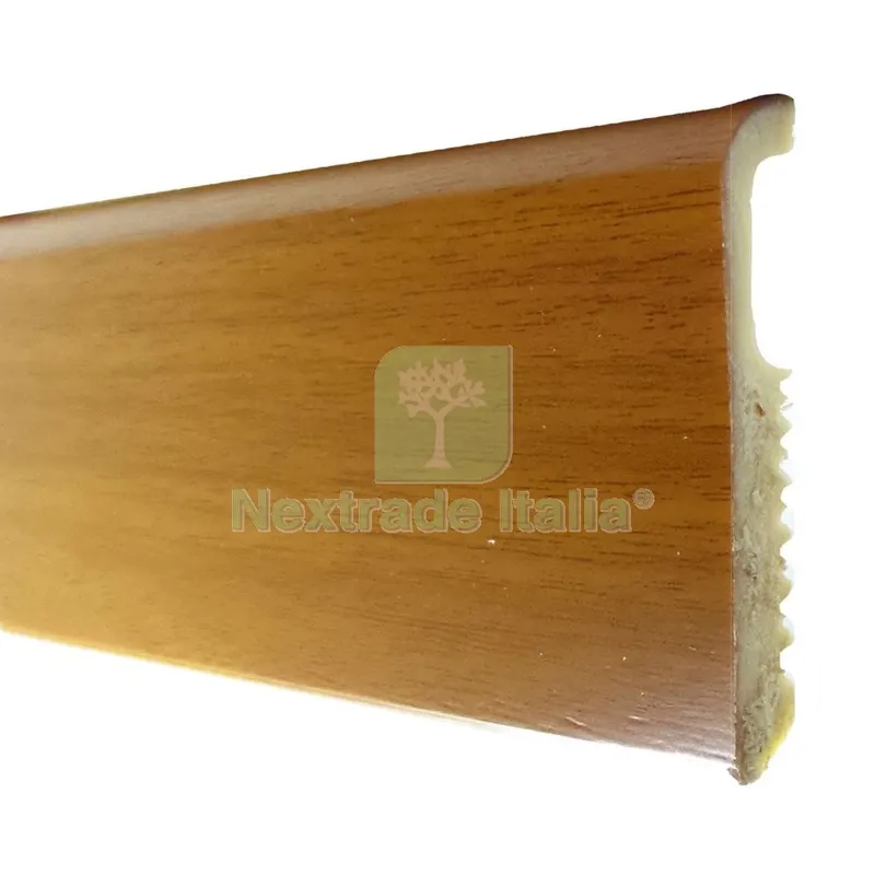 10PZ BATTISCOPA 75X8 POLISTIRENE LISCIO 200 CM FAGGIO — Profili e angolari decorativi — rif. FERX.16578 10PZ BATTISCOPA 75X8 POLISTIRENE LISCIO 200 CM FAGGIO — Profili e angolari decorativi — rif. FERX.16578