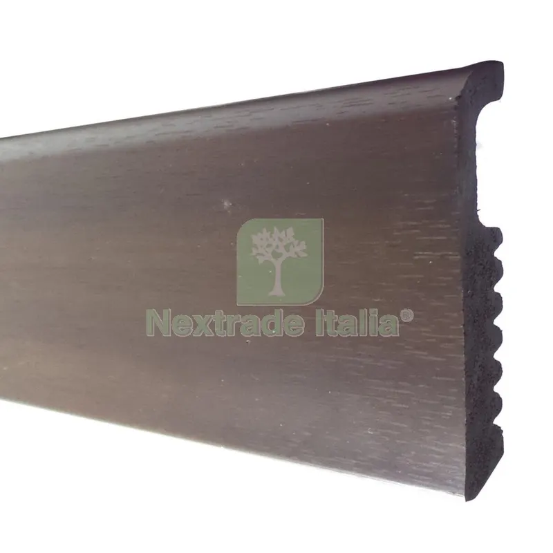 10PZ BATTISCOPA 75X8 POLISTIRENE LISCIO 200 CM NOCE SCURO — Profili e angolari decorativi — rif. FERX.16589 10PZ BATTISCOPA 75X8 POLISTIRENE LISCIO 200 CM NOCE SCURO — Profili e angolari decorativi — rif. FERX.16589