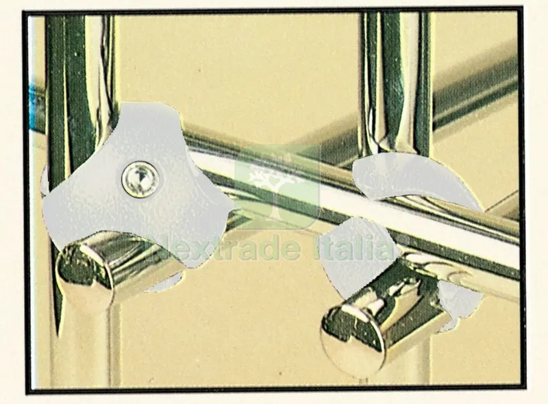 10PZ GRAPPA X TUBO VERNICE COLORE BIANCO SINISTRA (FIGURA 2) — Raccordi in ghisa e figure — rif. FERX.16594