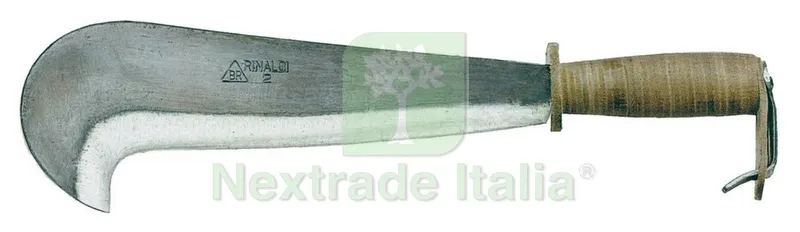 RONCOLA RINALDI CON MAN. CUOIO 111/3 45 CM E PROTEZIONE — Attrezzi da giardino — rif. FERX.16610 RONCOLA RINALDI CON MAN. CUOIO 111/3 45 CM E PROTEZIONE — Attrezzi da giardino — rif. FERX.16610