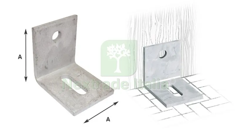10PZ Piastra Angolare Reggimensola Zincata Fuoco MM 60X75X75 — Ferramenta per legno e mobili — rif. FERX.16614 10PZ Piastra Angolare Reggimensola Zincata Fuoco MM 60X75X75 — Ferramenta per legno e mobili — rif. FERX.16614