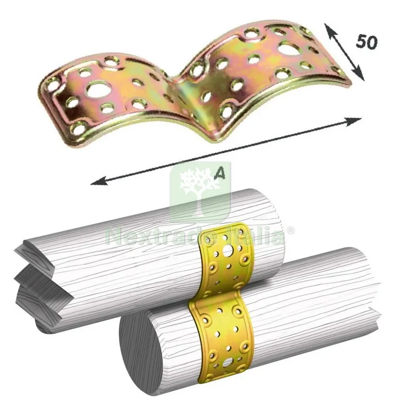 25PZ Piastra Tonda Doppia Tropicalizzata ART. 901 MM.50X173 — Utensili muratura — rif. FERX.16625