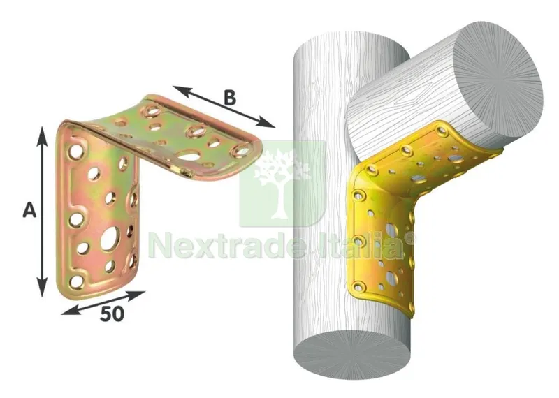 25PZ Piastra Tonda Angolare Tropicalizzata MM 80X80 — Ferramenta per legno e mobili — rif. FERX.16629 25PZ Piastra Tonda Angolare Tropicalizzata MM 80X80 — Ferramenta per legno e mobili — rif. FERX.16629