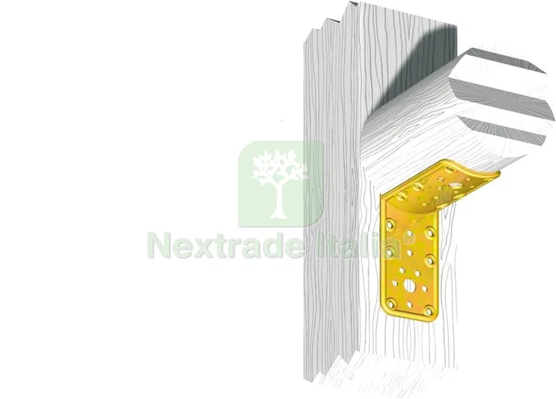50PZ Piastra Angolare PIANA/ Tonda Tropicalizzato 910 50X60X60 MM — Ferramenta per legno e mobili — rif. FERX.16639 — foto 3 50PZ Piastra Angolare PIANA/ Tonda Tropicalizzato 910 50X60X60 MM — Ferramenta per legno e mobili — rif. FERX.16639 — foto 3