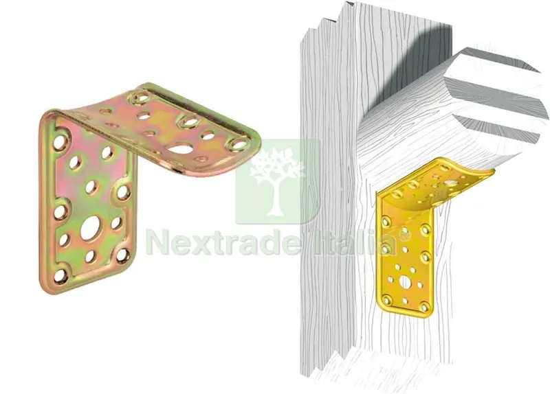 25PZ PIASTRA ANGOLARE PIANA/ TONDA TROPICALIZZATO 910 50X80X80 MM — Ferramenta per legno e mobili — rif. FERX.16642 — foto 3 25PZ PIASTRA ANGOLARE PIANA/ TONDA TROPICALIZZATO 910 50X80X80 MM — Ferramenta per legno e mobili — rif. FERX.16642 — foto 3