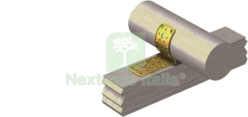 25PZ Piastra Incrocio Piatta e Tonda Tropicalizzata MM 50X80X80 — Ferramenta per legno e mobili — rif. FERX.16645 25PZ Piastra Incrocio Piatta e Tonda Tropicalizzata MM 50X80X80 — Ferramenta per legno e mobili — rif. FERX.16645