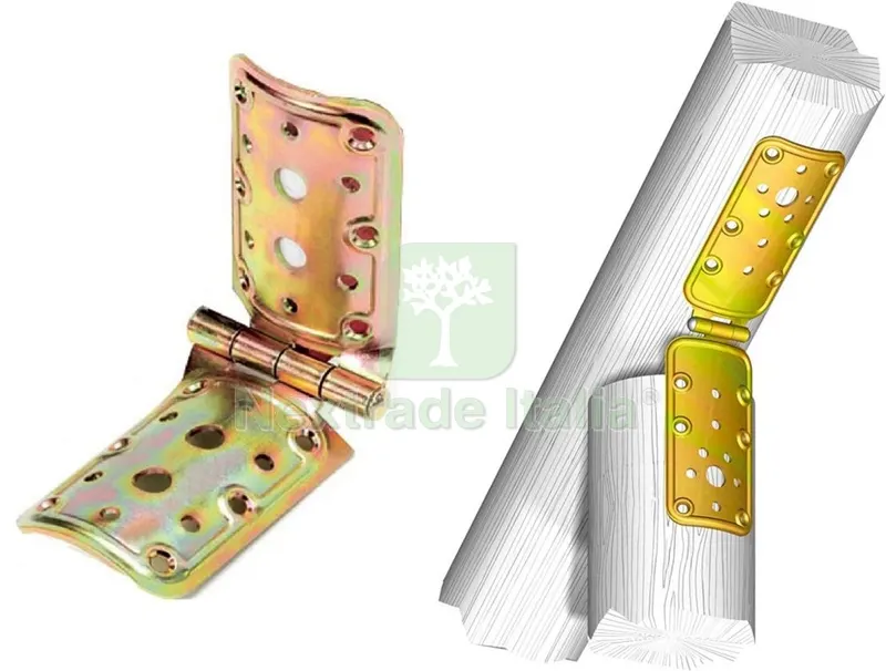 10PZ Giunzione Cerniera Tonda Tropicalizzata 914 MM. 98X98 — Cerniere e cardini — rif. FERX.16653 — foto 3 10PZ Giunzione Cerniera Tonda Tropicalizzata 914 MM. 98X98 — Cerniere e cardini — rif. FERX.16653 — foto 3