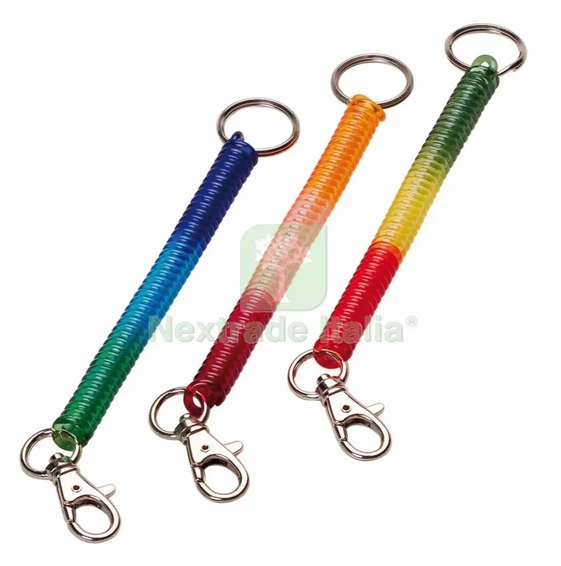 12PZ PORTACHIAVI A SPIRALE ALLUNGABILE COLORATO — Ferramenta porte e finestre — rif. FERX.16665 12PZ PORTACHIAVI A SPIRALE ALLUNGABILE COLORATO — Ferramenta porte e finestre — rif. FERX.16665