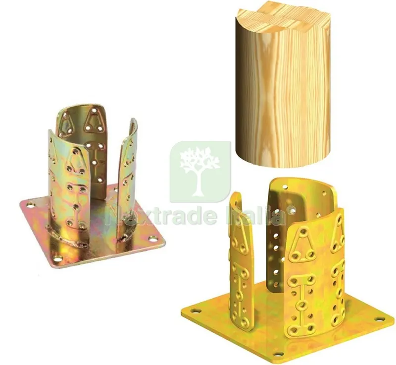 4PZ SUPPORTO PILASTRO 4FORI ACCIAIO TROPICALIZZATO .ART.922 D.100 MM — Pile e batterie — rif. FERX.16672 — foto 3