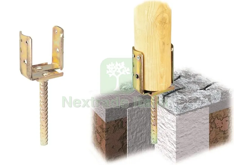 4PZ Supporto Ancoraggio per Reggi Pilastri Tondo Tropicalizzato 938 70/150 — Tasselli e ancoraggi — rif. FERX.16691 — foto 3 4PZ Supporto Ancoraggio per Reggi Pilastri Tondo Tropicalizzato 938 70/150 — Tasselli e ancoraggi — rif. FERX.16691 — foto 3