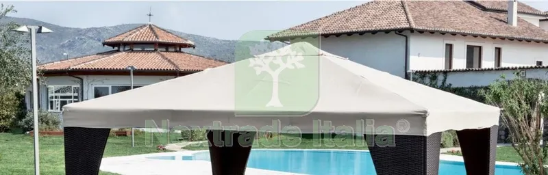 TOP COPERTURA X GAZEBO LEGNO 3X4 POLIESTERE VERDE — Gazebo e strutture giardino — rif. FERX.16756 TOP COPERTURA X GAZEBO LEGNO 3X4 POLIESTERE VERDE — Gazebo e strutture giardino — rif. FERX.16756