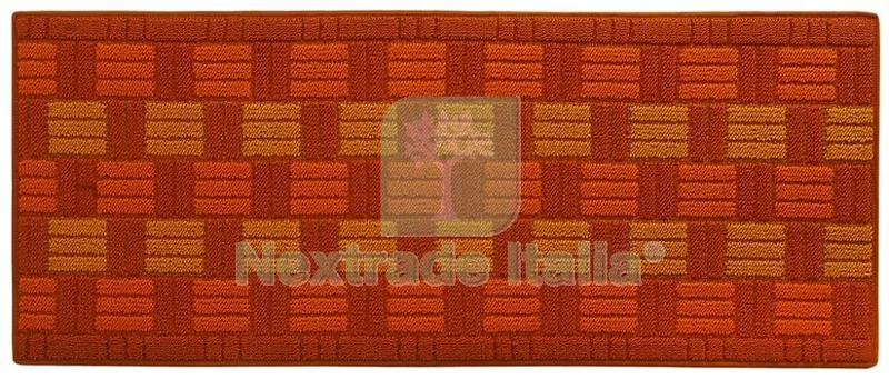 2PZ Tappeto x Cucine AMY CM.57X290 Arancio — Casalinghi e organizzazione — rif. FERX.16830