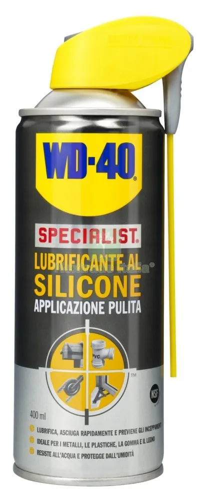 WD40 Lubrificante al Silicone 39389 ML.400 DP — Lubrificanti e oli — rif. FERX.17035 WD40 Lubrificante al Silicone 39389 ML.400 DP — Lubrificanti e oli — rif. FERX.17035