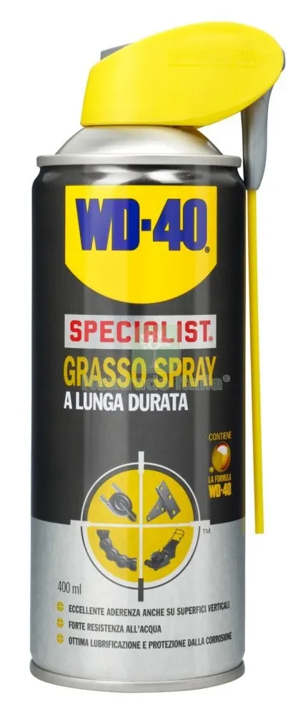 WD40 Grasso Spray COD.39215 ML.400 DP — Lubrificanti e oli — rif. FERX.17061 WD40 Grasso Spray COD.39215 ML.400 DP — Lubrificanti e oli — rif. FERX.17061