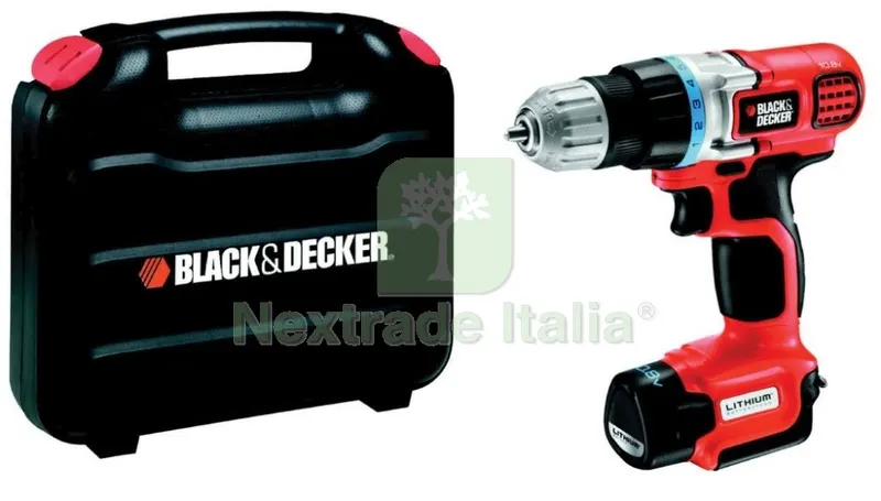 Trapano B&D 10,8V.LITIO MOD.EGBL108K — Trapani e avvitatori — rif. FERX.17288 Trapano B&D 10,8V.LITIO MOD.EGBL108K — Trapani e avvitatori — rif. FERX.17288