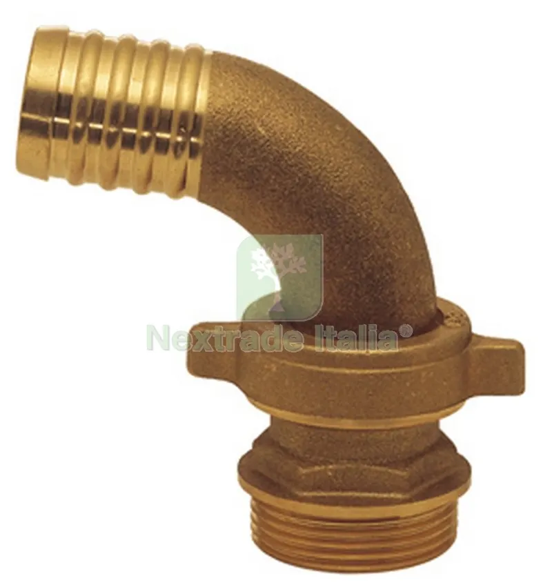 RACCORDO PORTAGOMMA OTTONE 3 PZ CURVO 1.1/4X30 — Tubi e raccordi — rif. FERX.1739