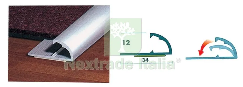 Confezione 2 Profili Allungabile ARG.X Passatoie CM.67 — Casalinghi e organizzazione — rif. FERX.17403 Confezione 2 Profili Allungabile ARG.X Passatoie CM.67 — Casalinghi e organizzazione — rif. FERX.17403
