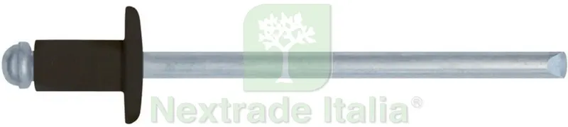 10CF CONFEZIONE RIVETTI TESTA DI MORO 4,0X10 DA PZ.100 — Rivetti — rif. FERX.17416