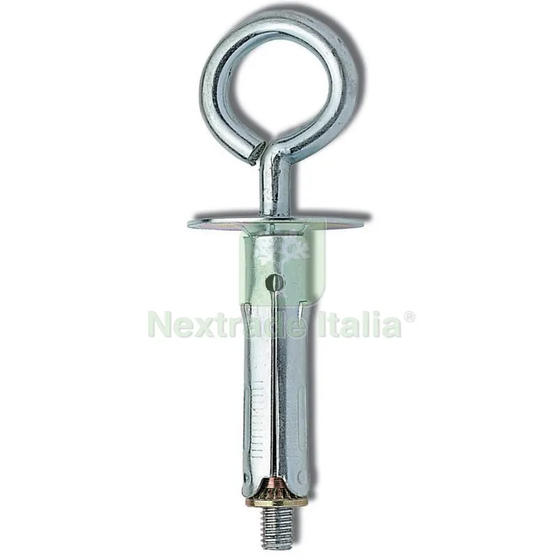 100PZ ELEMATIC TASSELLO T61/OC9 OCCHIOLO CHIUSO — Tasselli e ancoraggi — rif. FERX.1745 100PZ ELEMATIC TASSELLO T61/OC9 OCCHIOLO CHIUSO — Tasselli e ancoraggi — rif. FERX.1745
