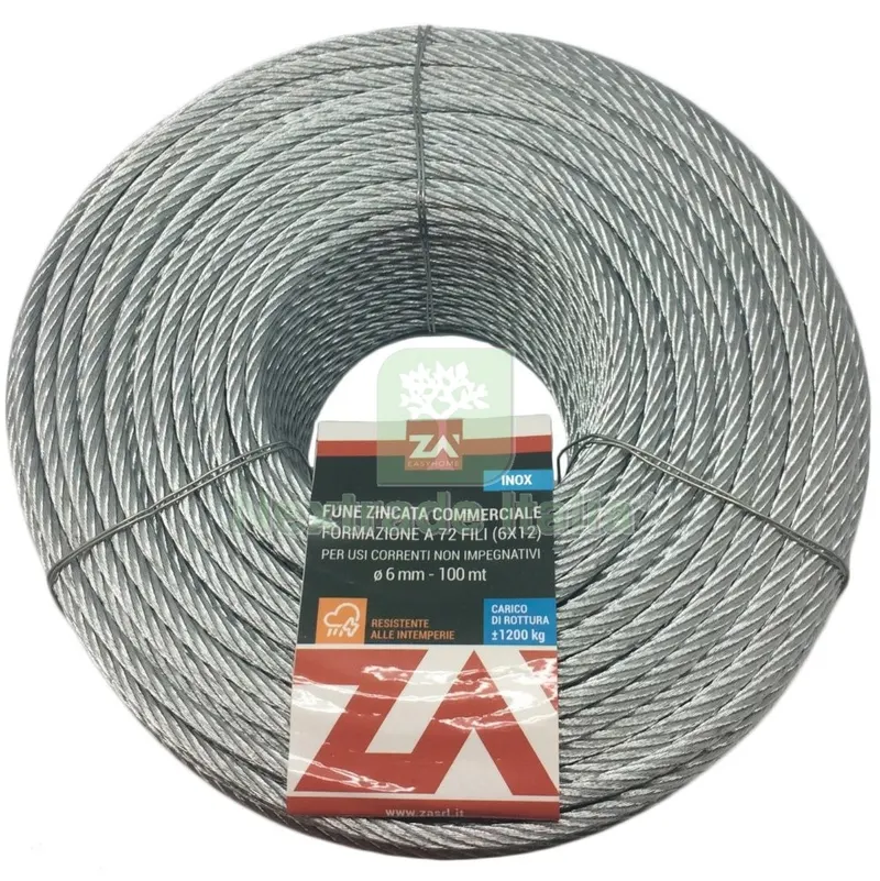 Cavetto Acciaio Inox 49FDIAMETRO. 4 MT 50 — Fili, cavetti e catene metalliche — rif. FERX.1757 Cavetto Acciaio Inox 49FDIAMETRO. 4 MT 50 — Fili, cavetti e catene metalliche — rif. FERX.1757