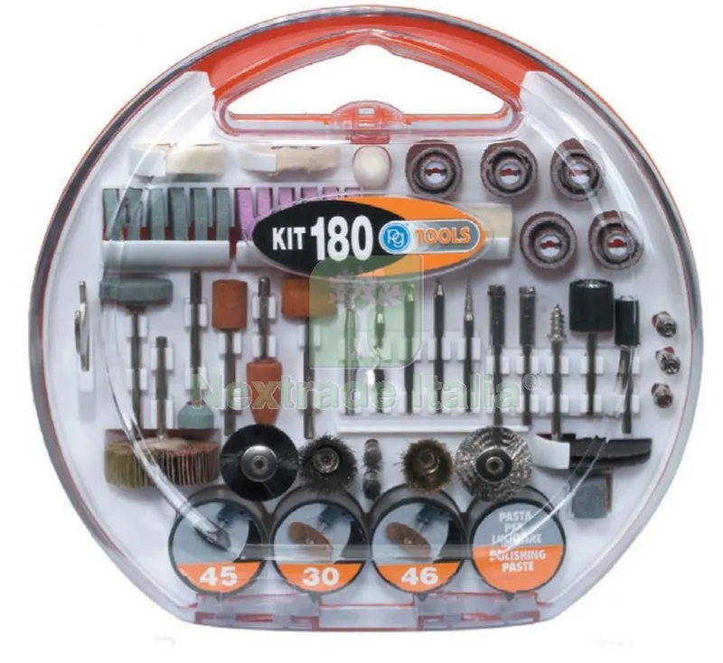 Poggi ART. PG180A Kit 180 Miniaccessori — Smerigliatrici e seghe — rif. FERX.176 Poggi ART. PG180A Kit 180 Miniaccessori — Smerigliatrici e seghe — rif. FERX.176
