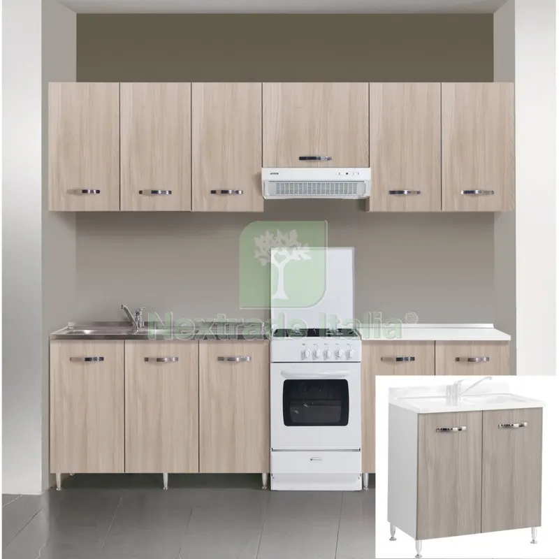 KIT CUCINA BASE 2 ANTE 80X50XH85 CM SENZA LAVELLO OLMO — Sanitari e ceramiche — rif. FERX.17610