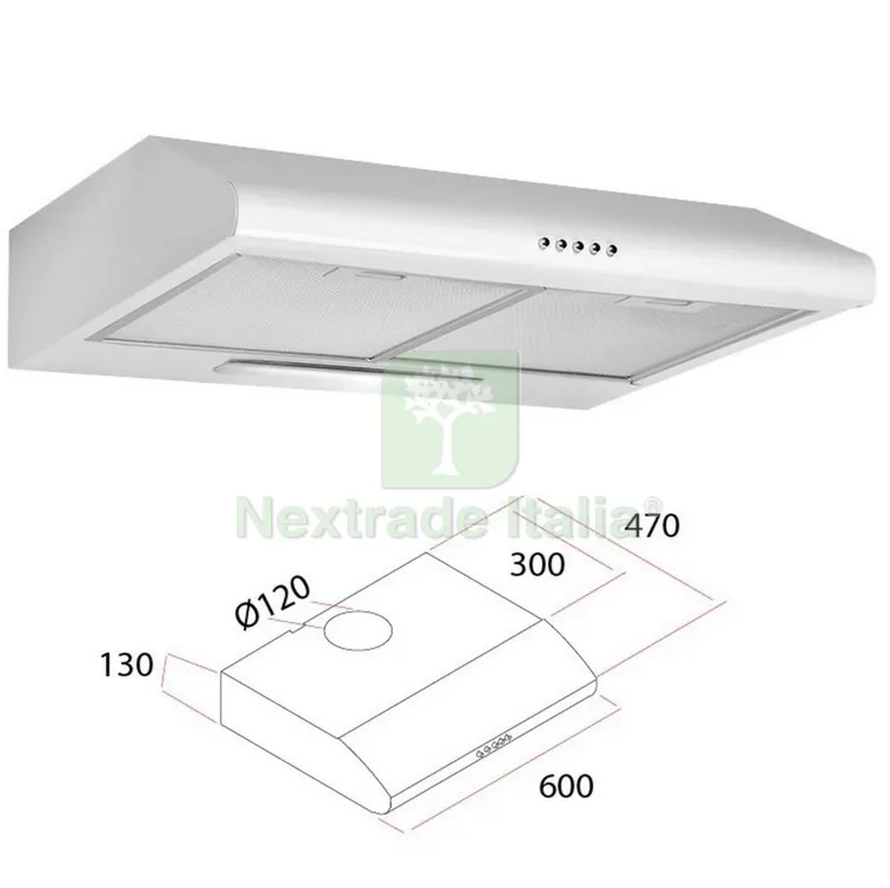 Cappa Elettrica per Cucina 60 CM — Casalinghi e organizzazione — rif. FERX.17624 Cappa Elettrica per Cucina 60 CM — Casalinghi e organizzazione — rif. FERX.17624