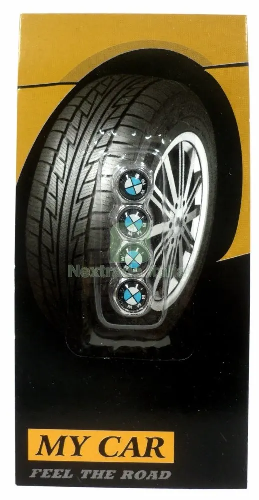 10BLISTER SET 4 TAPPI VALVOLE PNEUMATICI BMW — Rubinetti e valvole — rif. FERX.17705