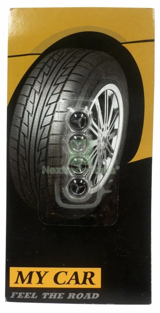 10BLISTER SET 4 TAPPI VALVOLE PNEUMATICI MERCEDES — Rubinetti e valvole — rif. FERX.17713