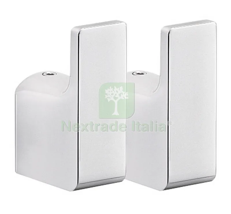 GEDY PI27 PIRENEI APPENDINO 2 PZ CROMATO — Accessori bagno — rif. FERX.17720