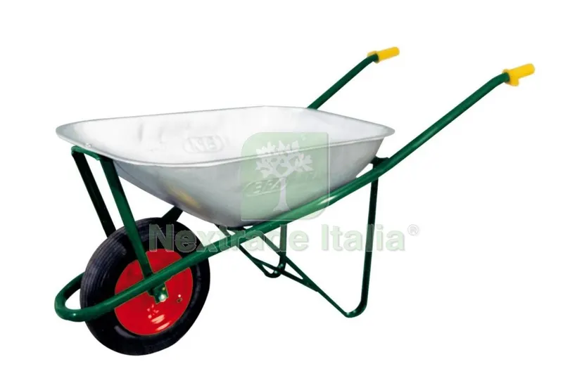 CARRIOLA CON VASCA ZINCATA SCIOLTA PESANTE — Attrezzi da giardino — rif. FERX.17848 CARRIOLA CON VASCA ZINCATA SCIOLTA PESANTE — Attrezzi da giardino — rif. FERX.17848