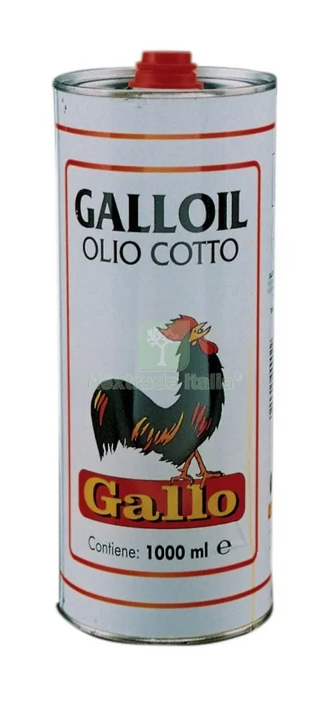 20PZ OLIO DI LINO COTTO "GALLO" DA LT.1 — Pennelli e rulli — rif. FERX.17945