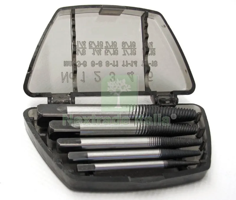 SET 5 ESTRATTORI PER VITI SPEZZATE 1-5 — Viti — rif. FERX.1805 SET 5 ESTRATTORI PER VITI SPEZZATE 1-5 — Viti — rif. FERX.1805