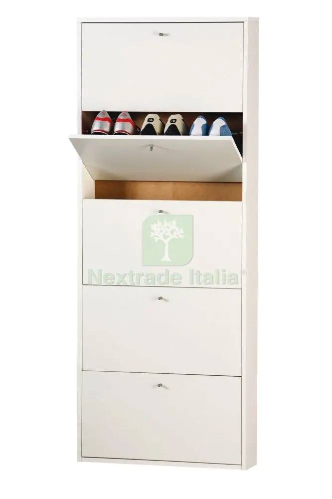 KIT SCARPIERA 5 RIBALTE 65X15X164 BIANCO 1307 — Arredo — rif. FERX.18051 KIT SCARPIERA 5 RIBALTE 65X15X164 BIANCO 1307 — Arredo — rif. FERX.18051