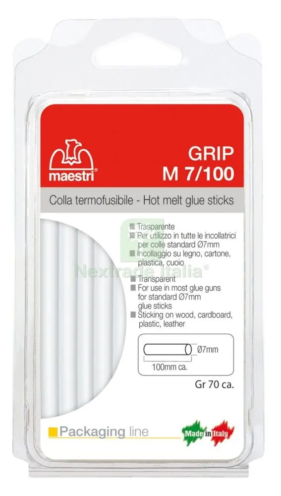 MAESTRI STICK COLLA DIAMETRO MM.7X100 (PZ.18) — Adesivi e sigillanti — rif. FERX.18082