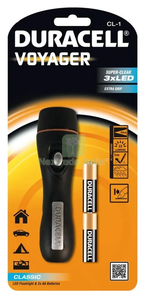 Duracell Voyager CL-1 2AA Incluse — Batterie e caricabatterie — rif. FERX.18088 Duracell Voyager CL-1 2AA Incluse — Batterie e caricabatterie — rif. FERX.18088