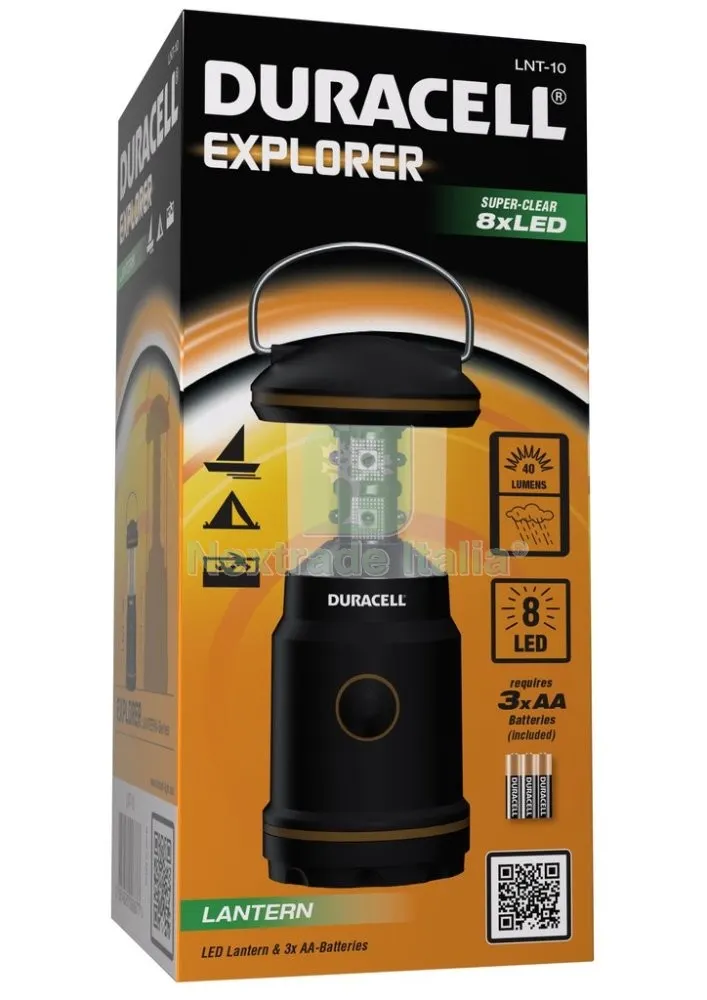 Duracell Lanterna Explorer LNT-10 3AA Incluse — Illuminazione — rif. FERX.18094 Duracell Lanterna Explorer LNT-10 3AA Incluse — Illuminazione — rif. FERX.18094