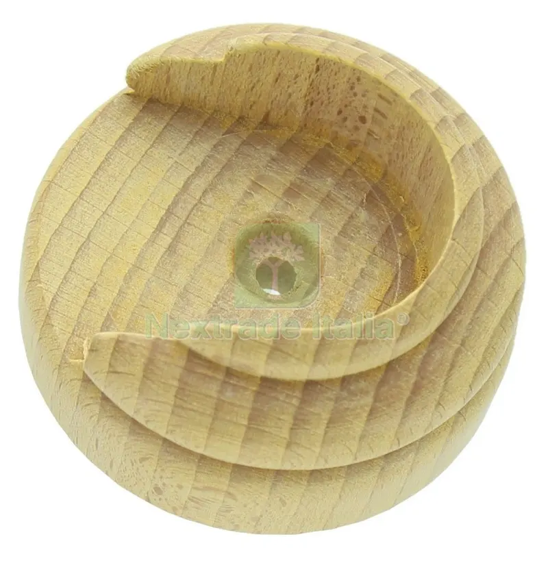 2PZ ROSETTA BASTONE TENDA A PARETE D 35 MM LEGNO NATURALE — Tende e zanzariere — rif. FERX.18243 2PZ ROSETTA BASTONE TENDA A PARETE D 35 MM LEGNO NATURALE — Tende e zanzariere — rif. FERX.18243