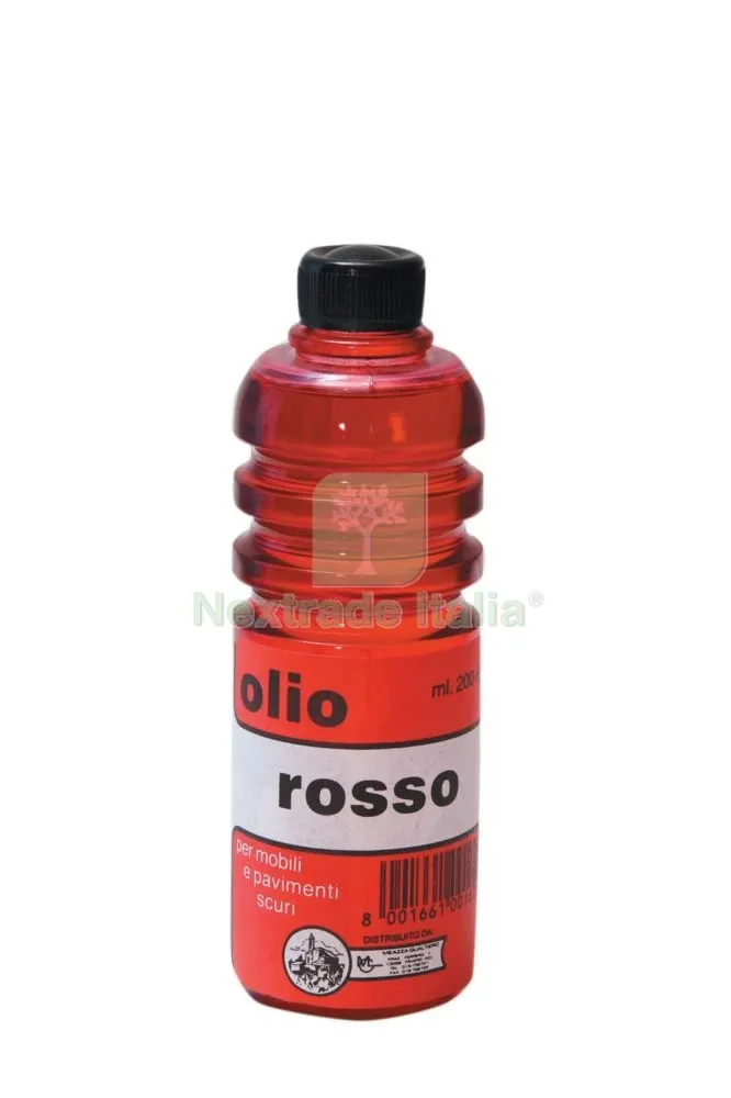 24PZ OLIO PER RESTAURO COLORE ROSSO ML.200 — Diluenti e solventi — rif. FERX.18268 24PZ OLIO PER RESTAURO COLORE ROSSO ML.200 — Diluenti e solventi — rif. FERX.18268