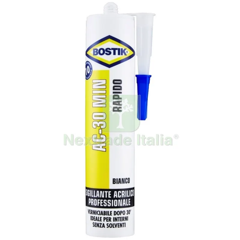 12PZ BOSTIK SIGILLANTE ACRILICO 30 MINUTI 300 ML — Adesivi e sigillanti — rif. FERX.18269 12PZ BOSTIK SIGILLANTE ACRILICO 30 MINUTI 300 ML — Adesivi e sigillanti — rif. FERX.18269