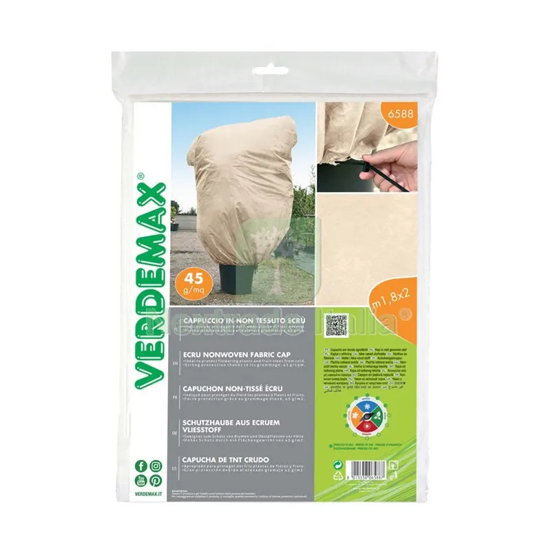 CAPPUCCIO ANTIGELO IN TNT 45G/M2 1,8X2,0 M ECRU — Lubrificanti e oli — rif. FERX.18421 CAPPUCCIO ANTIGELO IN TNT 45G/M2 1,8X2,0 M ECRU — Lubrificanti e oli — rif. FERX.18421