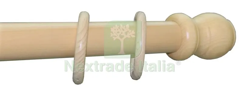 BASTONE A STRAPPO D 35 MM NATURALE 300 CM SENZA SUPPORTI — Casalinghi e organizzazione — rif. FERX.18625