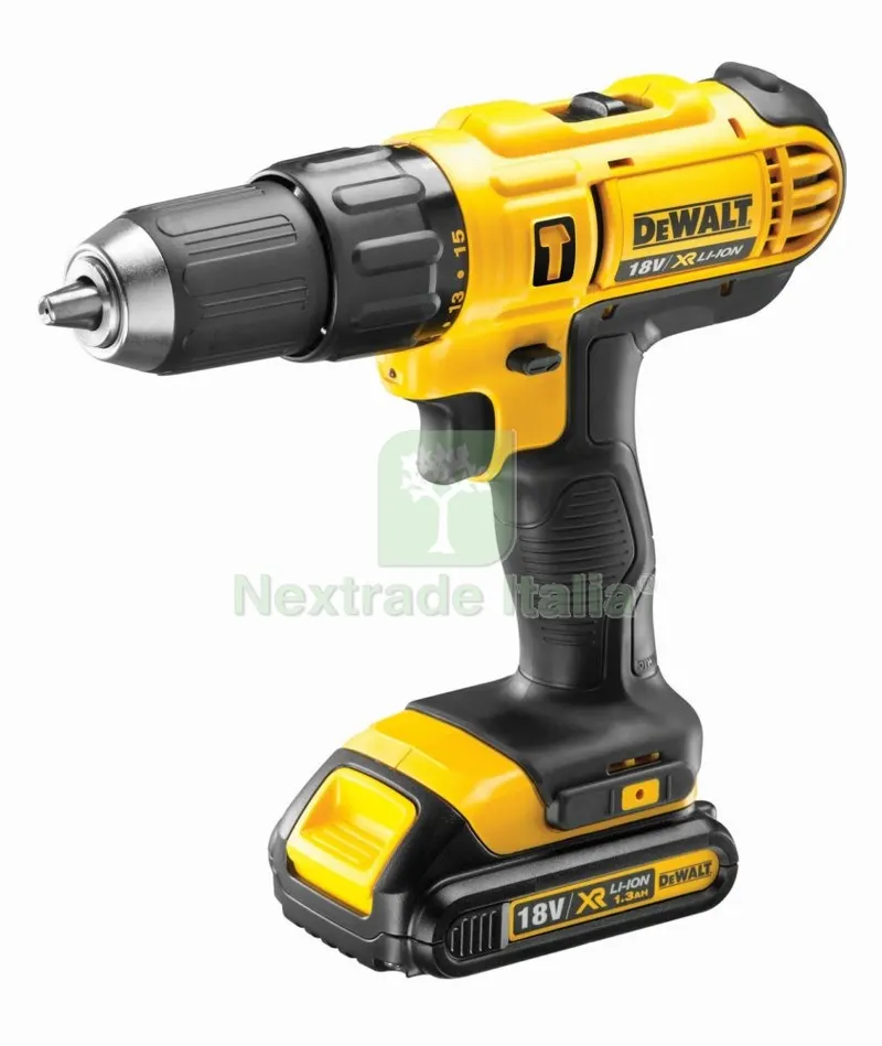 Dewalt Trapano con 2 Battelli 18VP-1,3AH DCD776C2 — Trapani e avvitatori — rif. FERX.18690 Dewalt Trapano con 2 Battelli 18VP-1,3AH DCD776C2 — Trapani e avvitatori — rif. FERX.18690