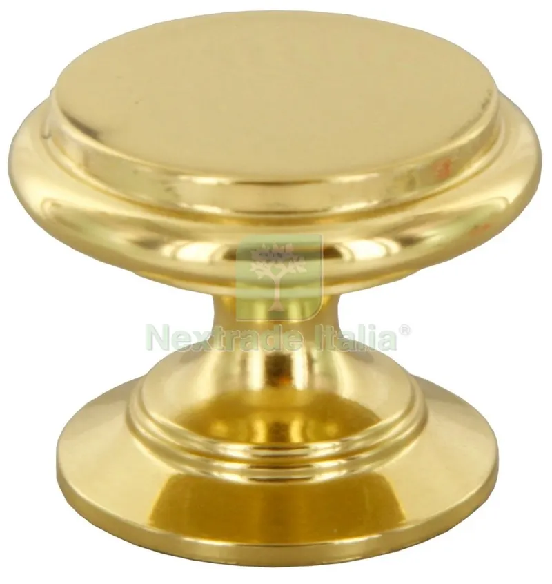 25PZ Cafim Pomolo ART.2174 Oro Lucido Misura C Diametro 17 MM — Maniglie e pomelli — rif. FERX.18855 25PZ Cafim Pomolo ART.2174 Oro Lucido Misura C Diametro 17 MM — Maniglie e pomelli — rif. FERX.18855