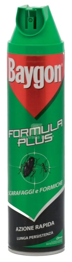 12PZ BAYGON SPRAY ML.400 SCARAFAGGI E FORMICHE — Protezione piante e sementi — rif. FERX.1896 12PZ BAYGON SPRAY ML.400 SCARAFAGGI E FORMICHE — Protezione piante e sementi — rif. FERX.1896